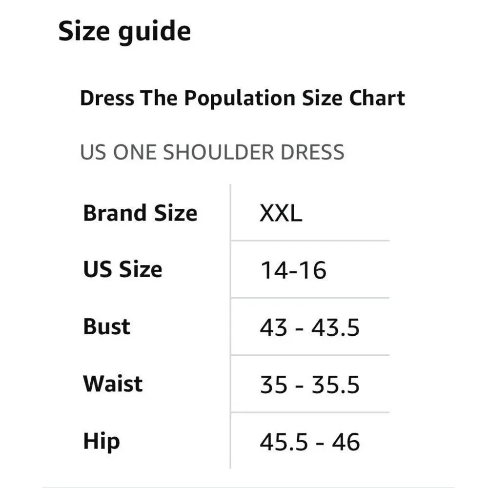 Dress the Population Womens Elle - XXL (14-16)